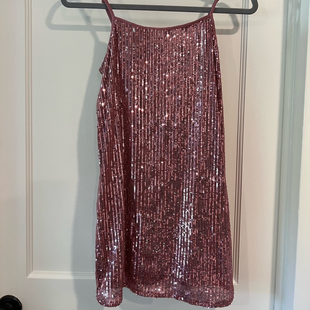 Pink Sequin Dress